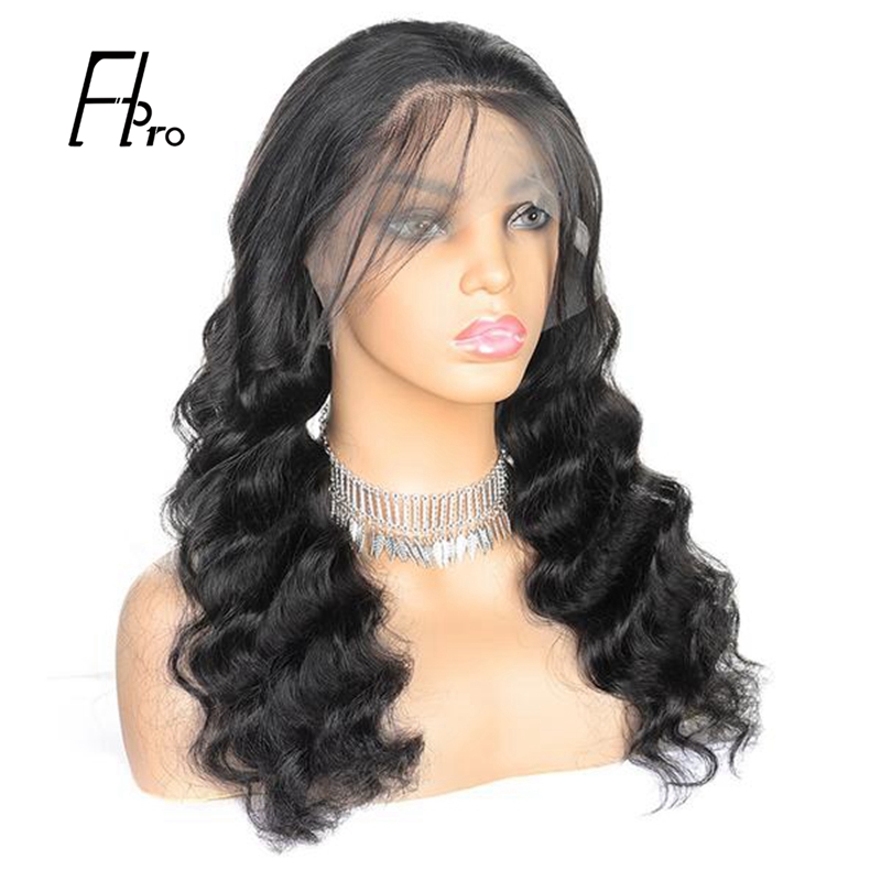 13x4 Front Lace Wig Loose Wave Natural Density Virgin Hair Wigs